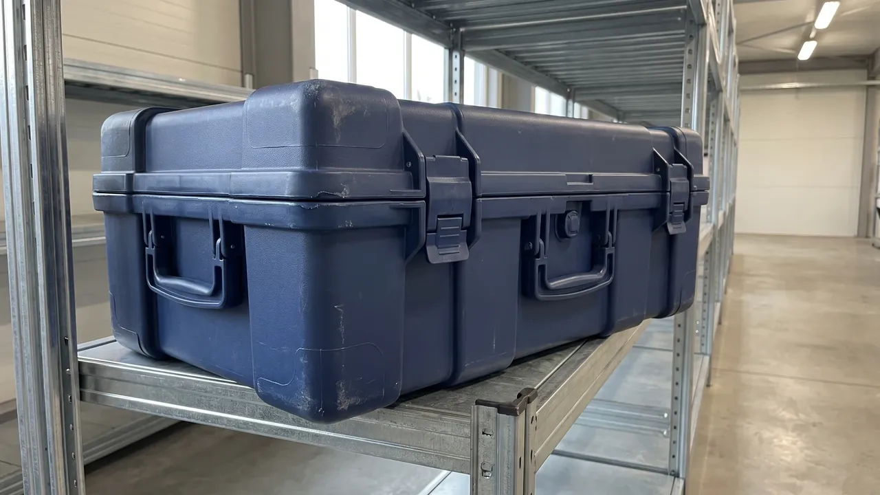 Custom military turnover case used in the 1. Scope and Basic Concepts of Stacking Rules stage for protective case stacking