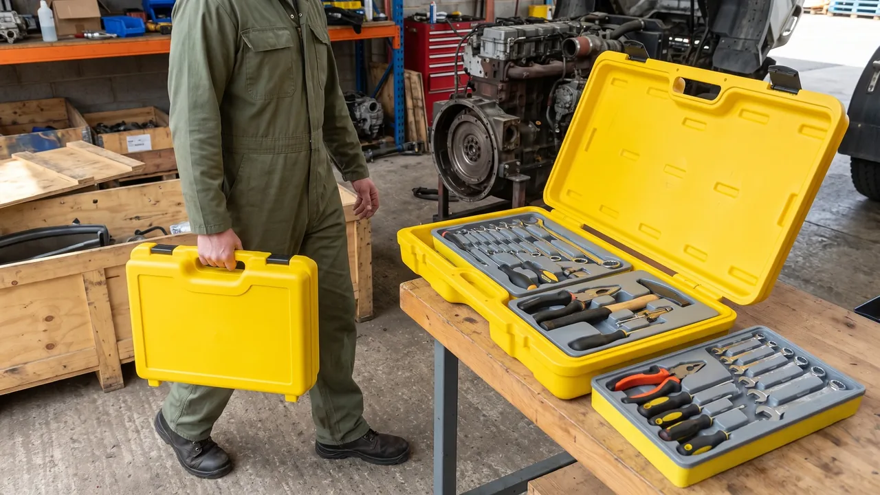 Railway Maintenance Tool Case: Heavy Tool Storage for Track Work