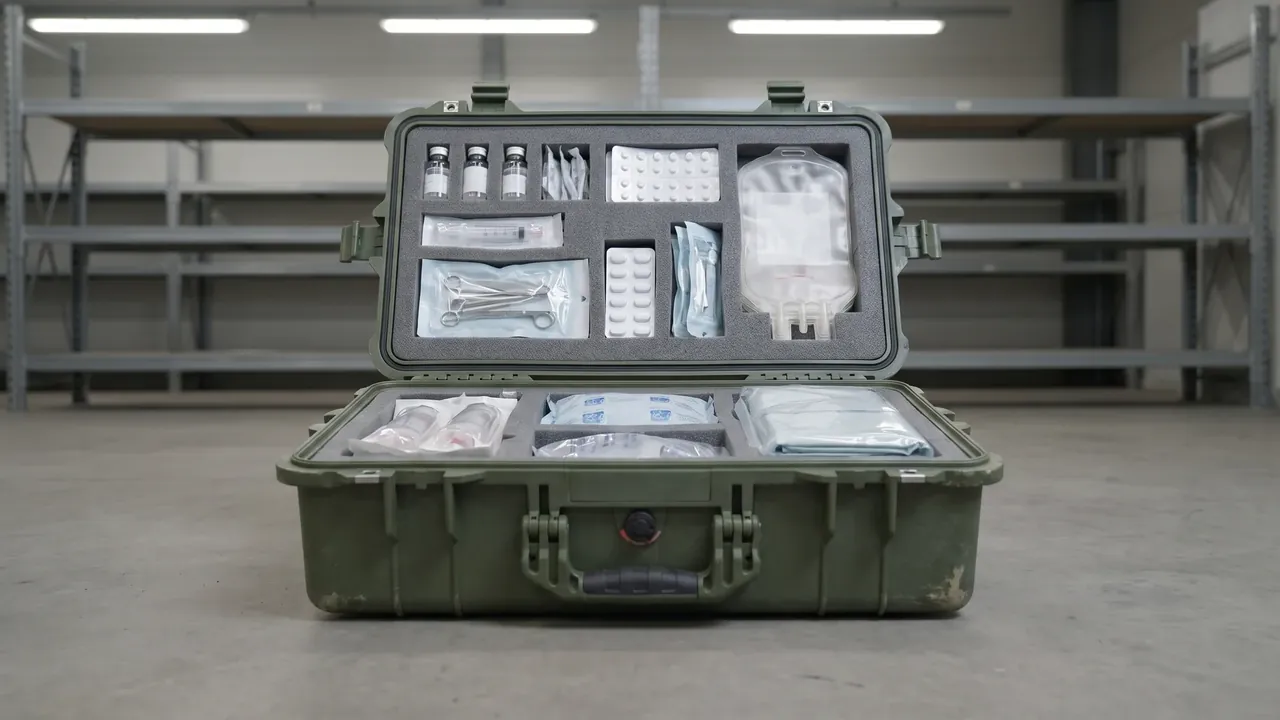 Custom combat ration box used in the Food-Grade Sealing: Material Compliance and Perimeter Gasket stage for ration box
