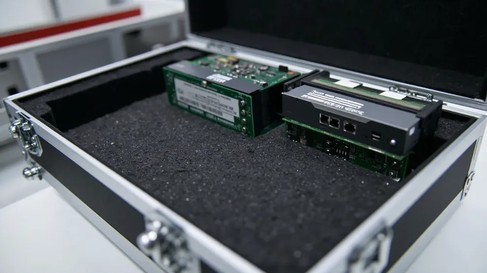 Anti-static ESD foam holding circuit boards and control modules