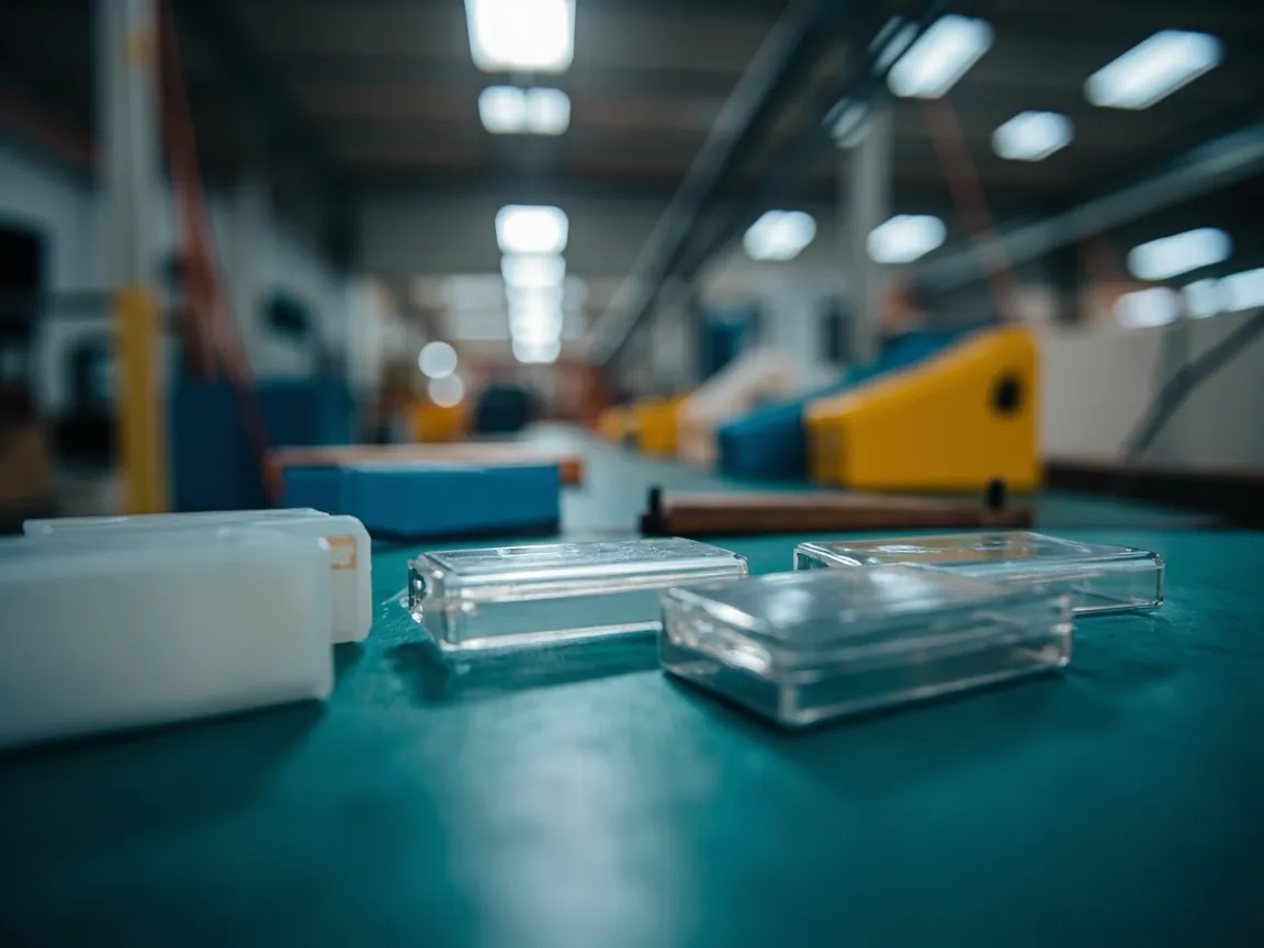 Rotomolded and injection cases undergoing immersion checks at the sealing test station