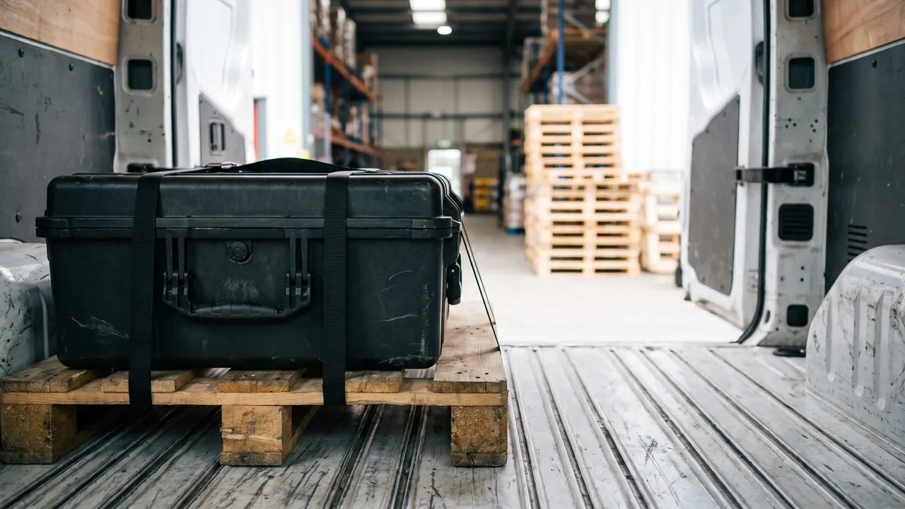 Cases of different sizes in use