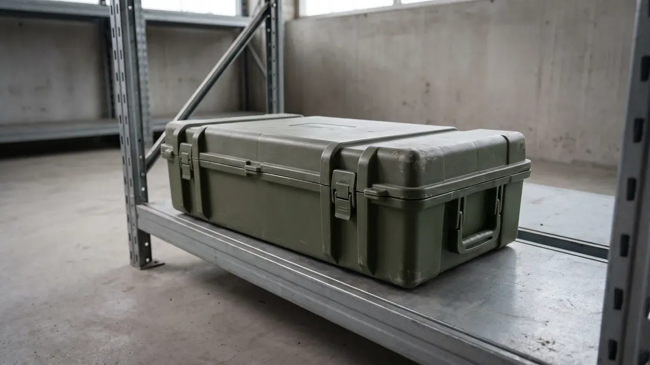 Custom small-arms ammunition packing case used in the Liners and Dividers: Giving Every Round a Fixed Position stage for small arms ammunition box