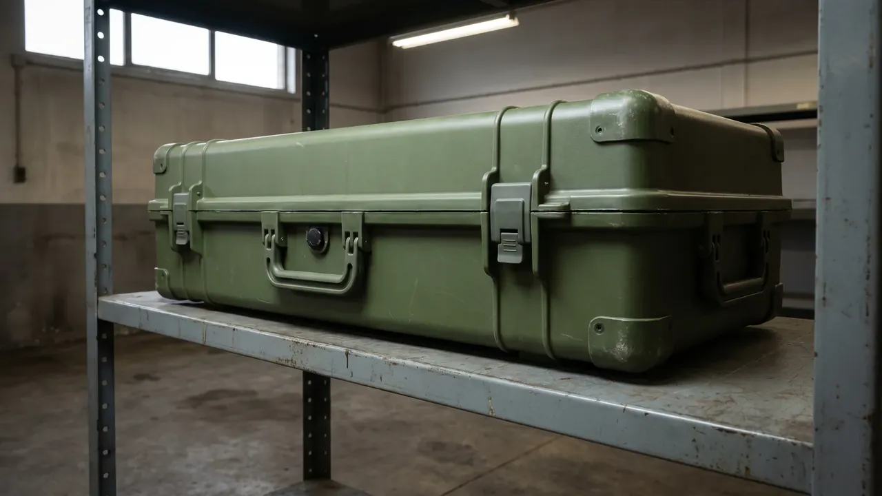 Custom military instrument case used in the Quick-Change Liners and Panels: Structural Support for Fast Conversion stage for special forces case