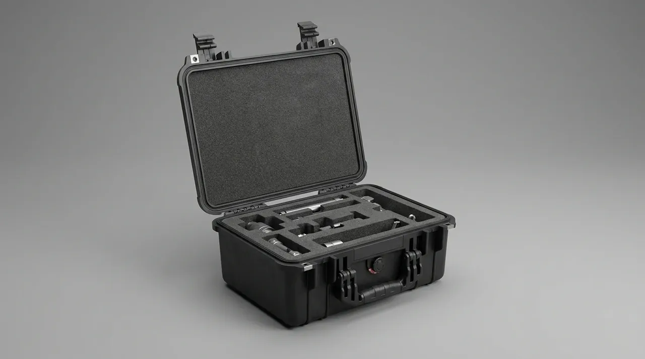 Cushioning insert layout for precision instruments