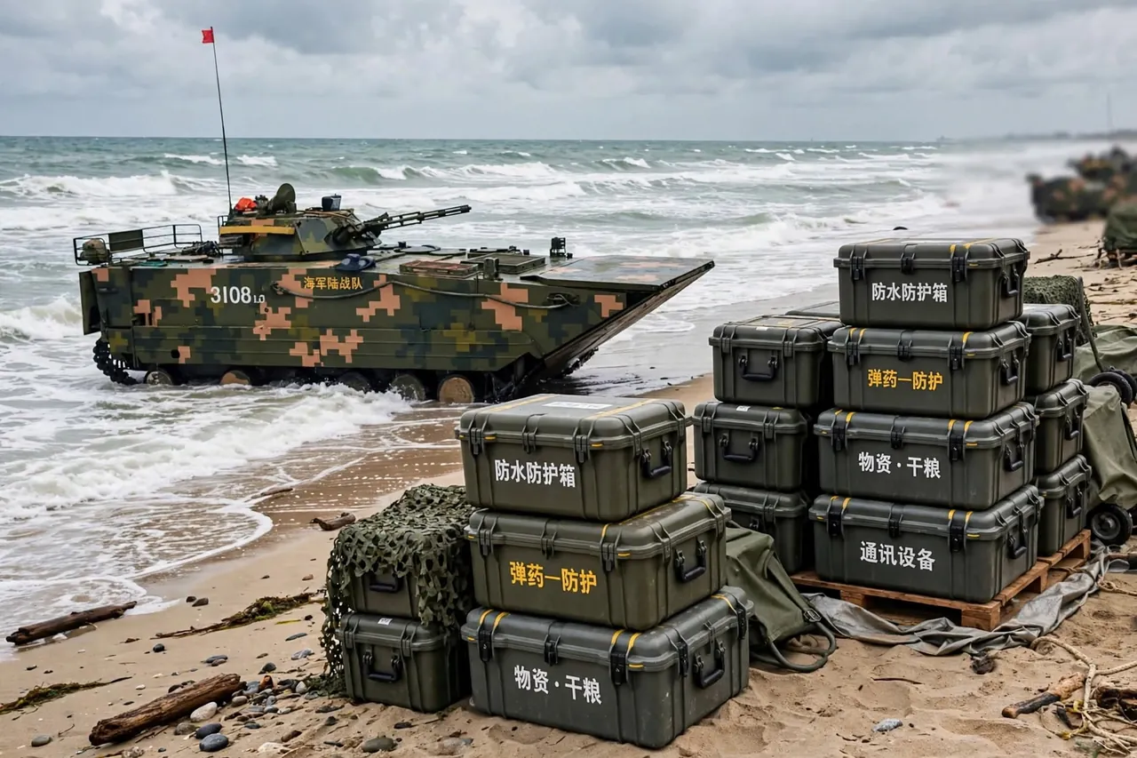 Custom military supplies transport case used in the 11. Acceptance Criteria and Common Failure Modes stage for protective case stacking test