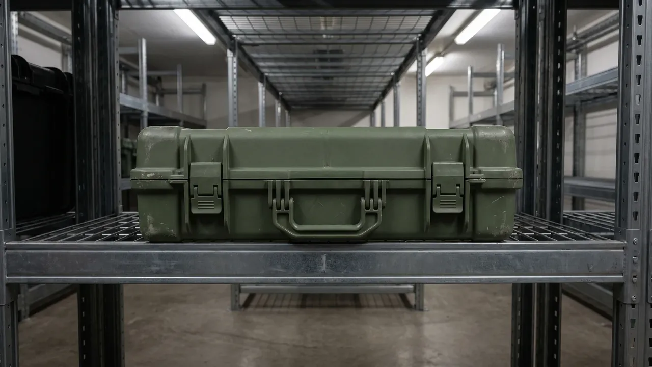 Custom submachine gun storage case used in the Compartment Lining: Weapon Bay, Magazine Bay and Accessory Bay stage for submachine gun storage