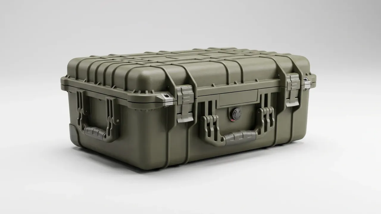 Custom tactical gun case used in the Latches and Locks: Balancing Access Speed with Security stage for tactical hard case