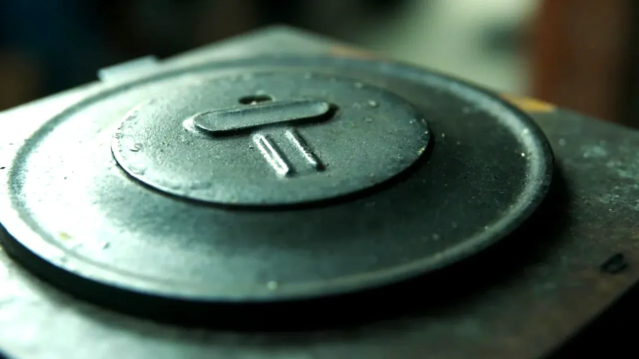 Close-up of the lid seal and vent