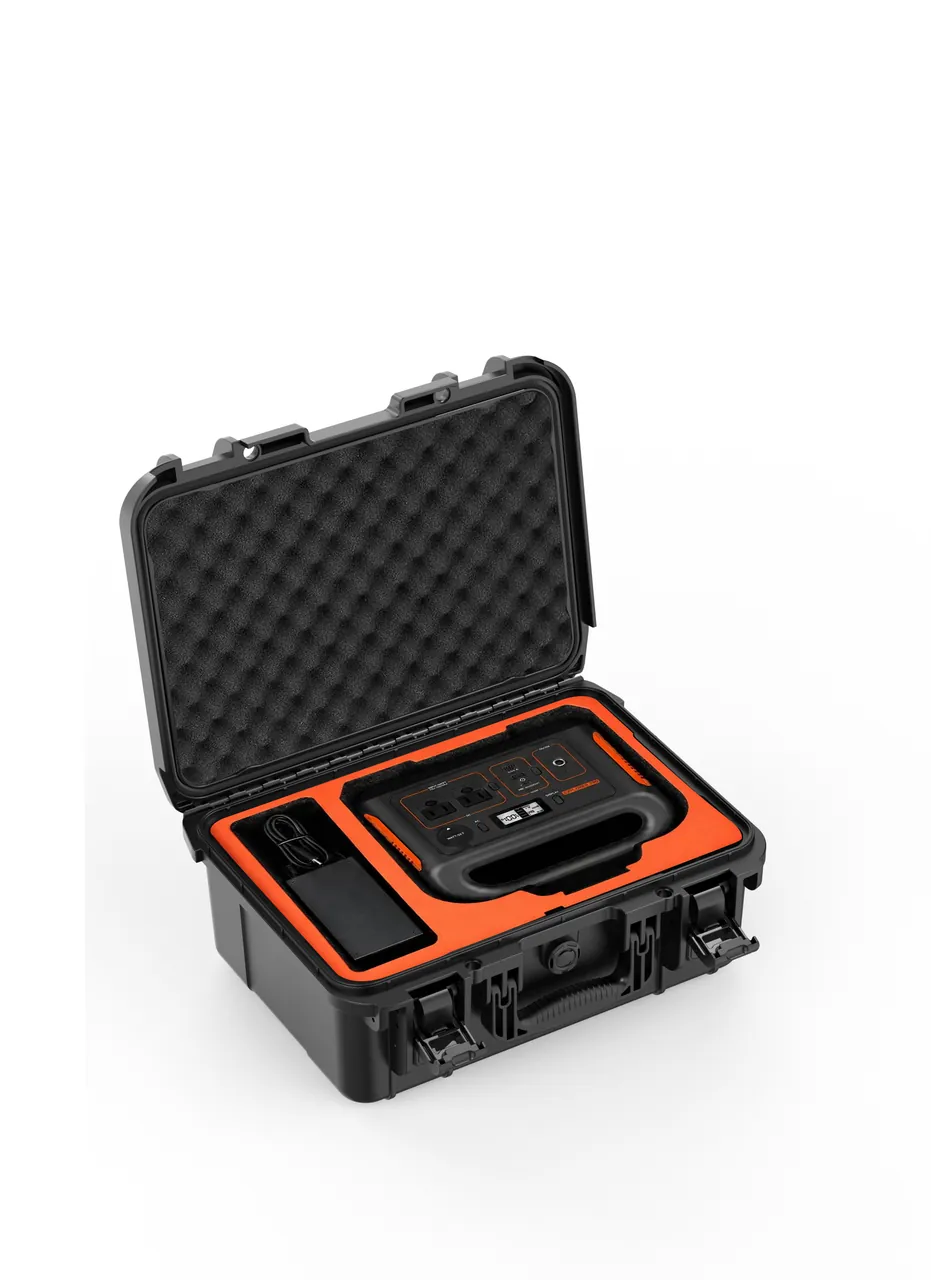 Custom protective case for Textile Printing: hard shell with latches and handle
