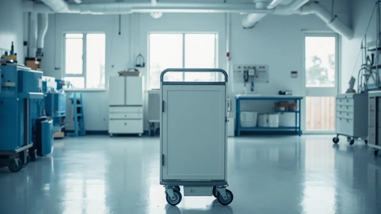 Tool Cart and Cabinet: Mobile Tool Workstation and Shop Storage
