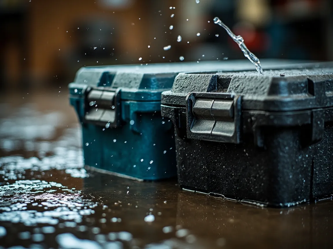 How to Read IP Ratings on a Toolbox: What IP54 and IP65 Actually Mean for Tool Storage - real application scene