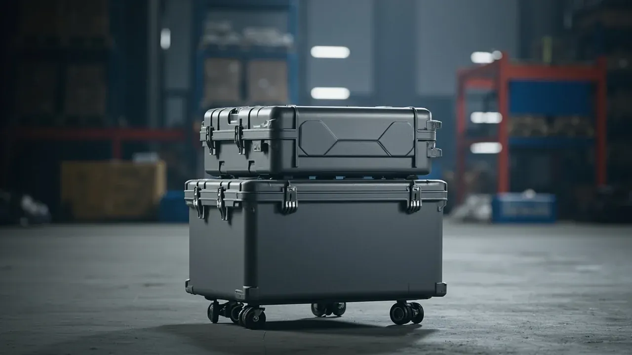 Transit Case Setup for Warehouse Sorting and Field Transfer