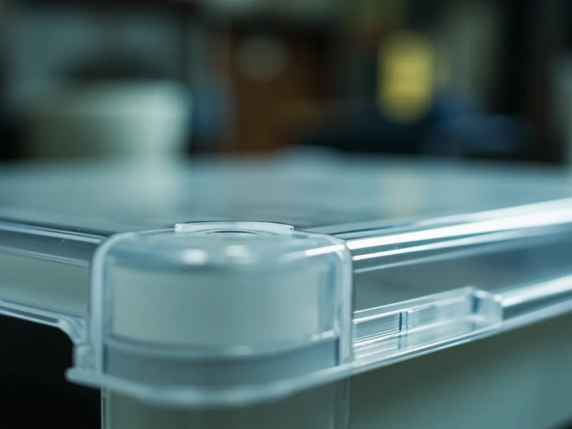 Process Limits of a Clear PC Lid - real application scene
