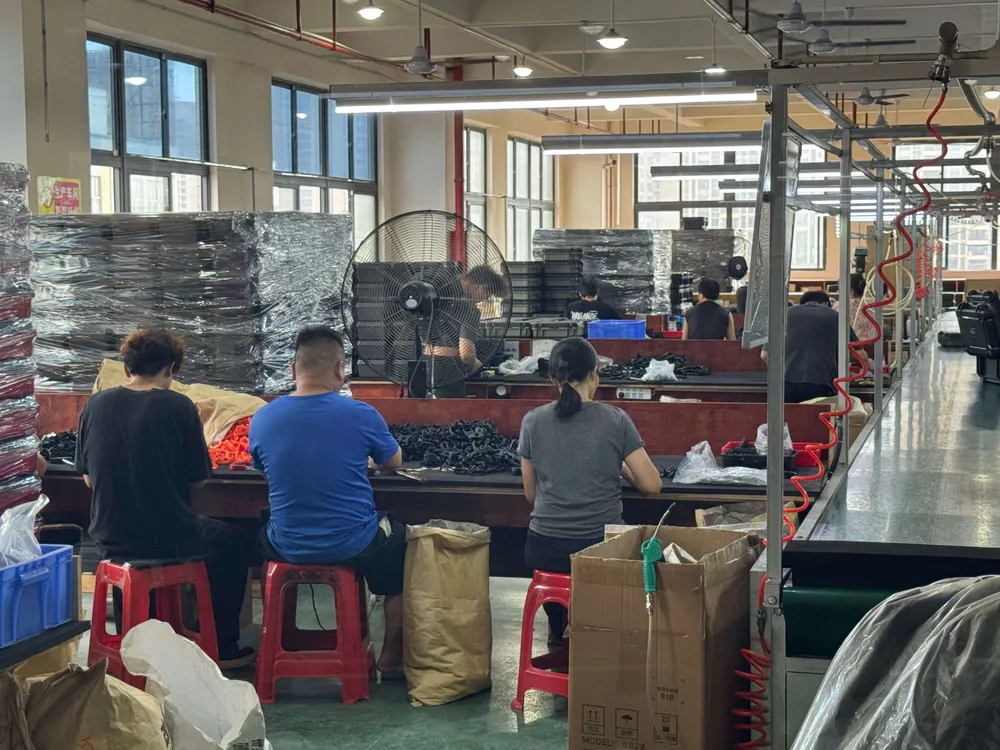 Case assembly and fitting at the factory