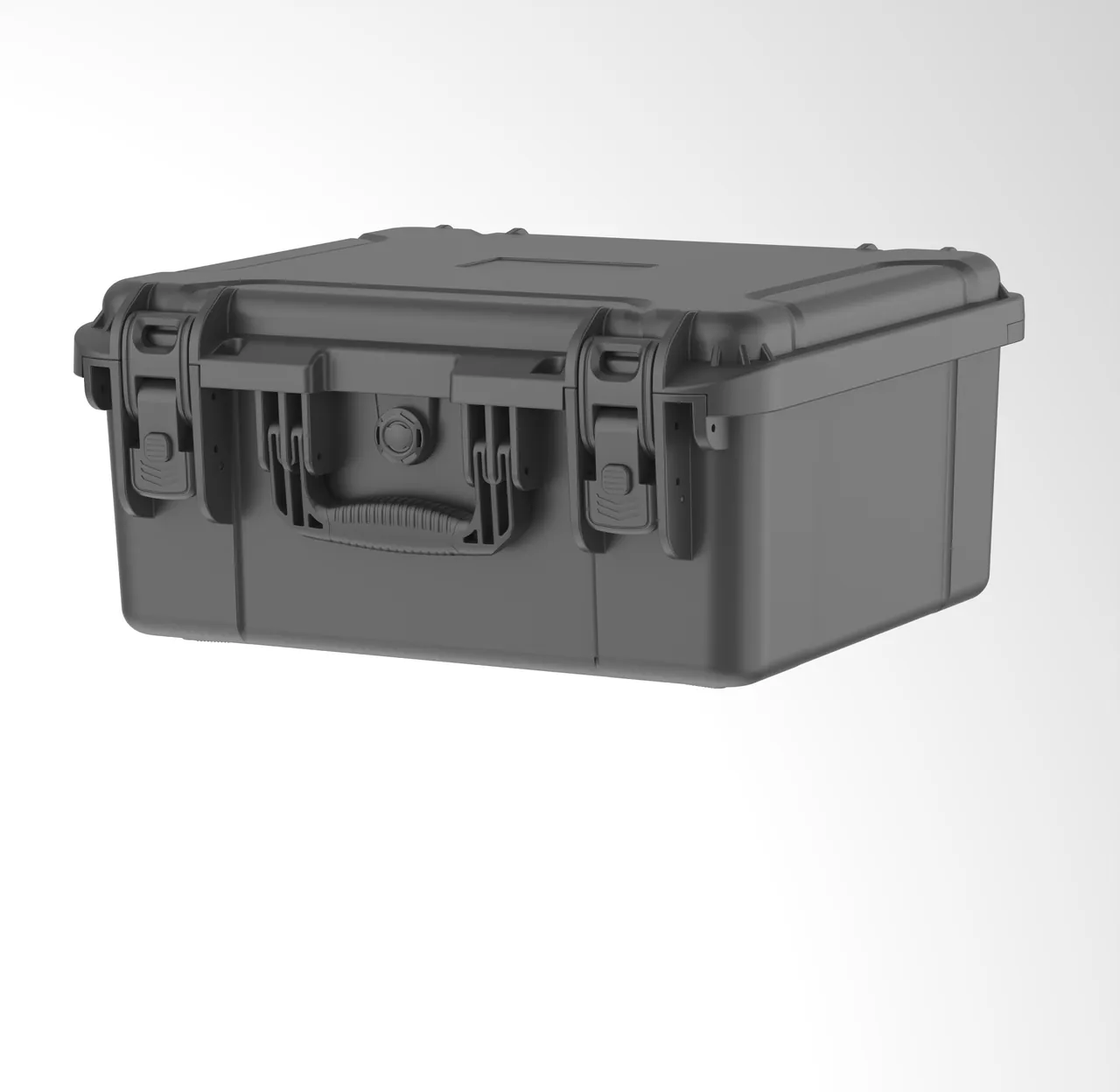 Hydraulic cylinder rods fitted with protective sleeves, ports plugged and parts placed in clean inner packaging with desiccant and a humidity indicator card inside the case