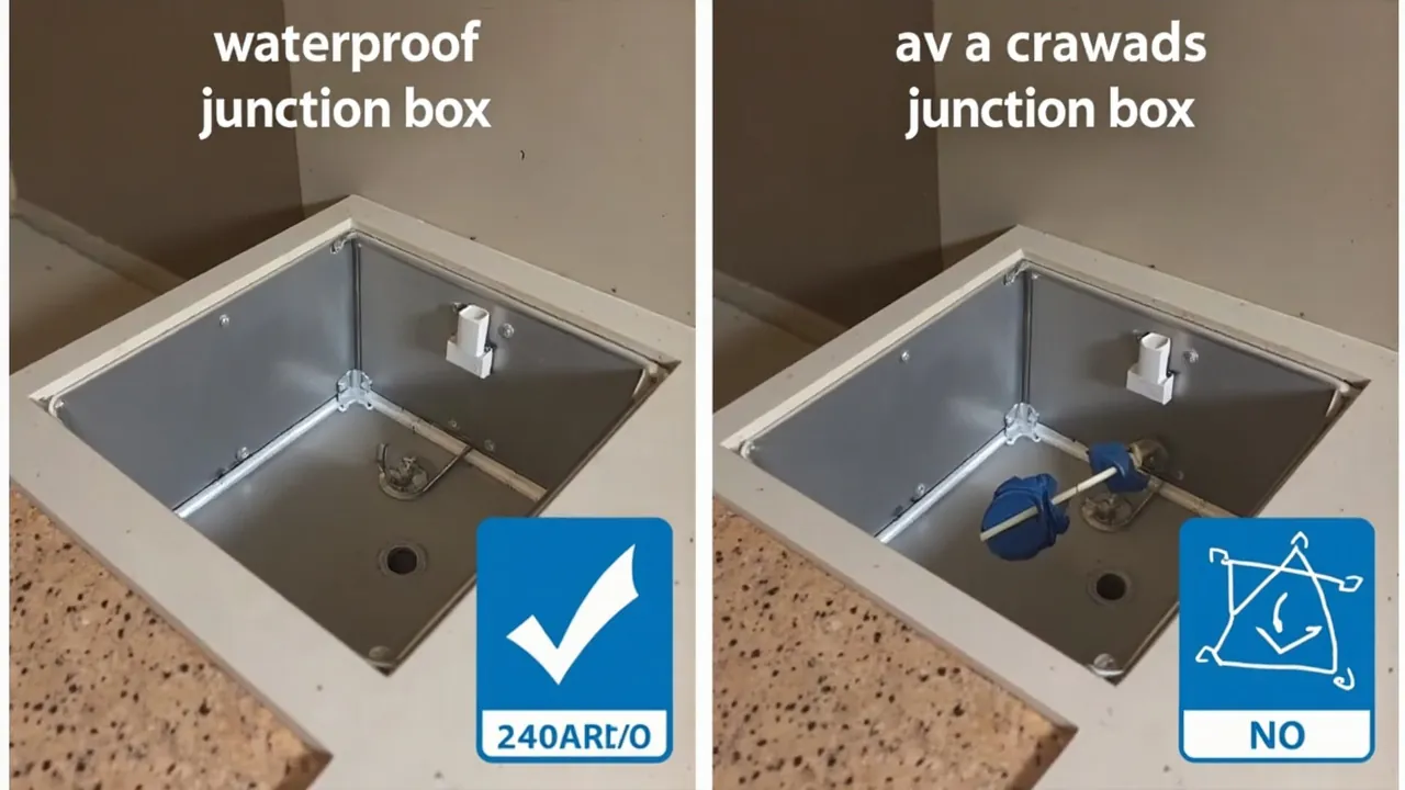 Waterproof vs Standard Junction Box: A Comparison Table of Protection Levels