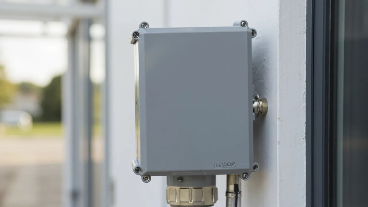 Outdoor enclosure with perimeter gasket and cable glands
