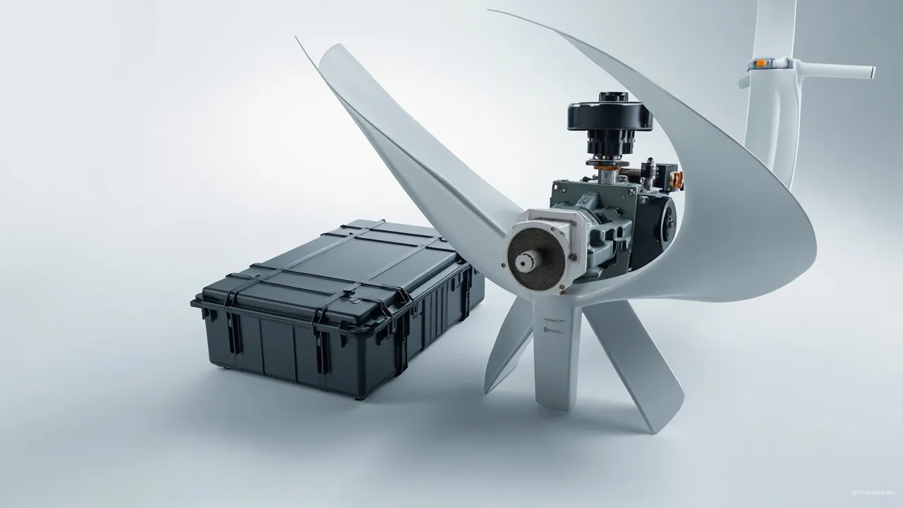 Wind-Turbine Parts Cases: Gearbox & Blade-Sensor Protection