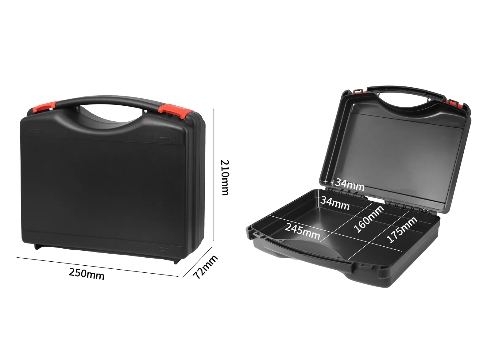 WL0-2508 PP Hardware Tool Case