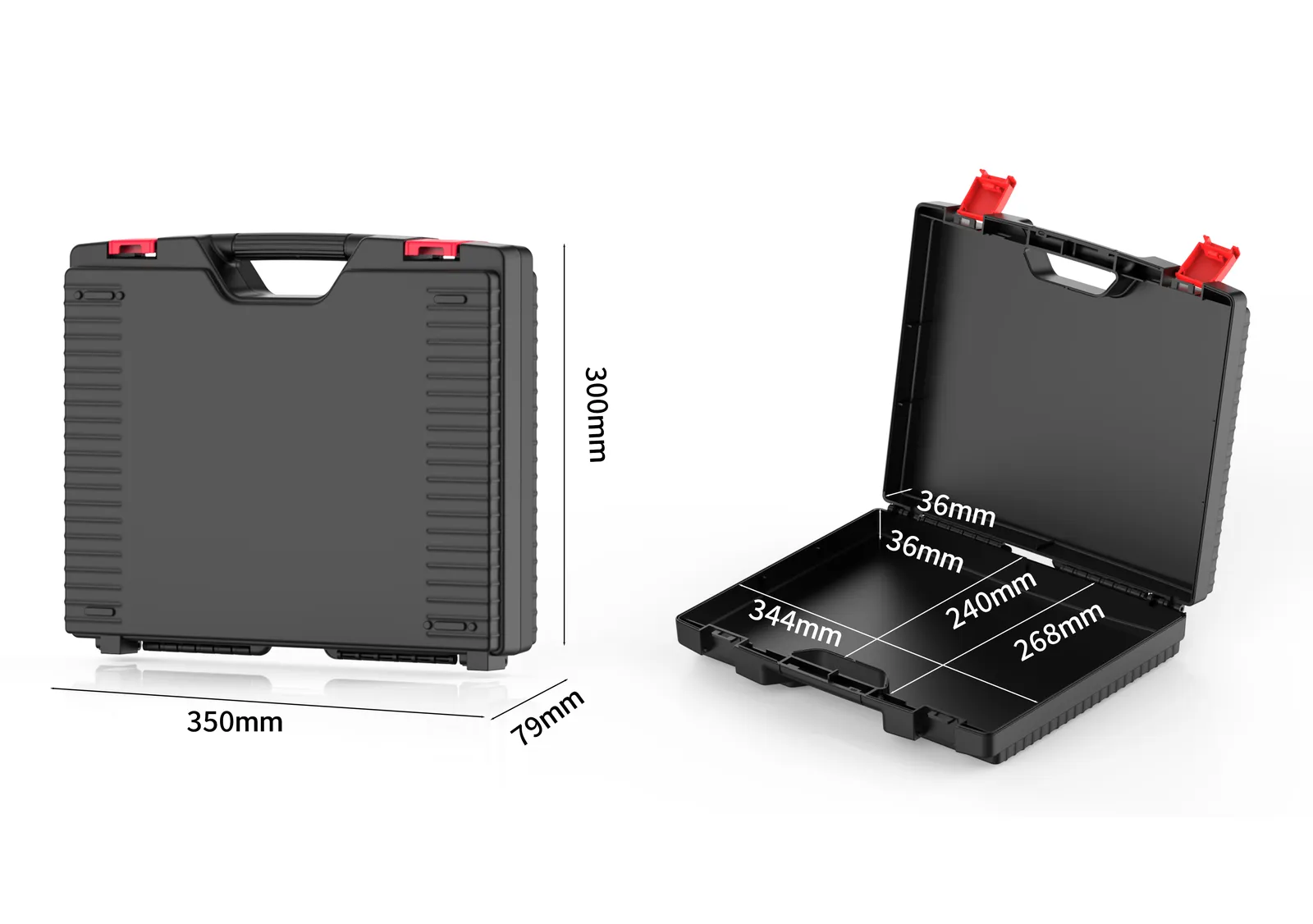 WL1-3508 Engineering PP Precision Instrument Case