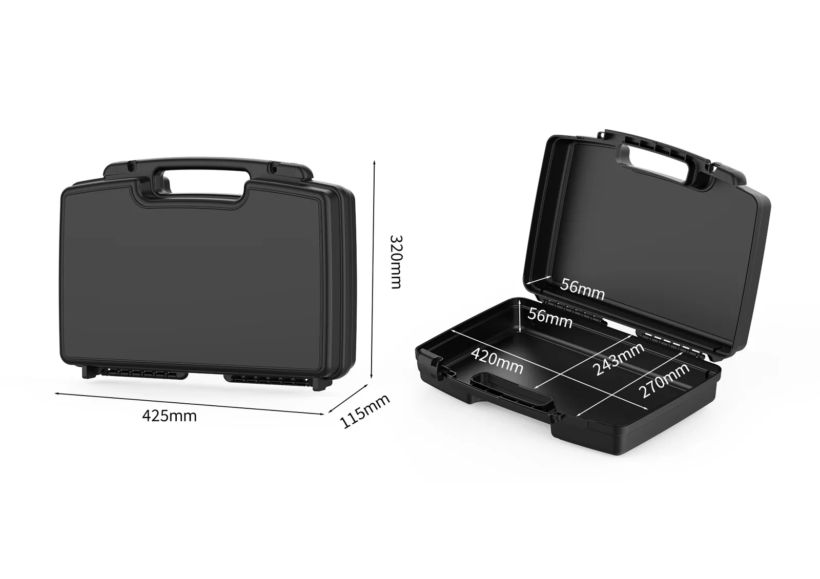 WL7-4312 PP Precision Instrument Case