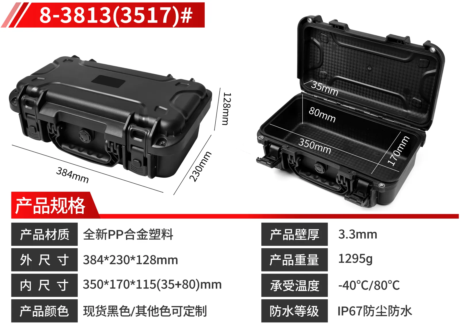 WL8-3813 PP Watch Case