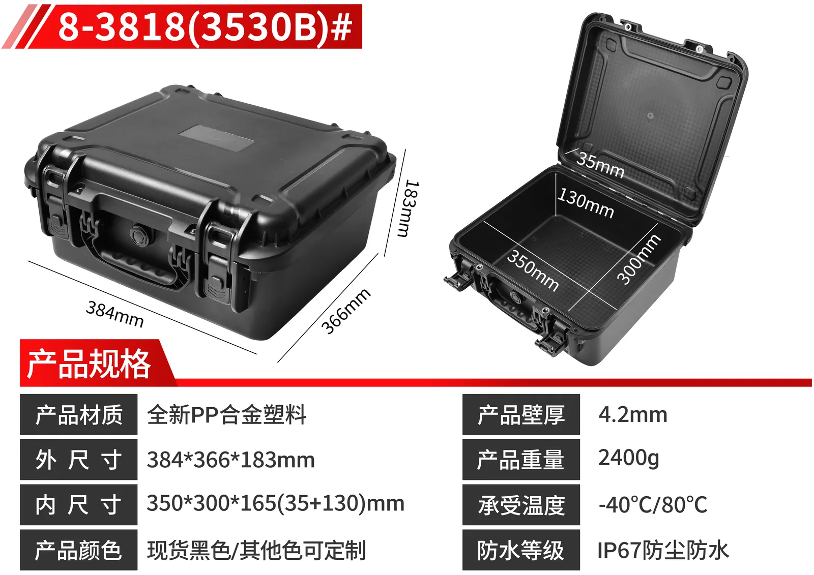 WL8-3818 PP Watch Case