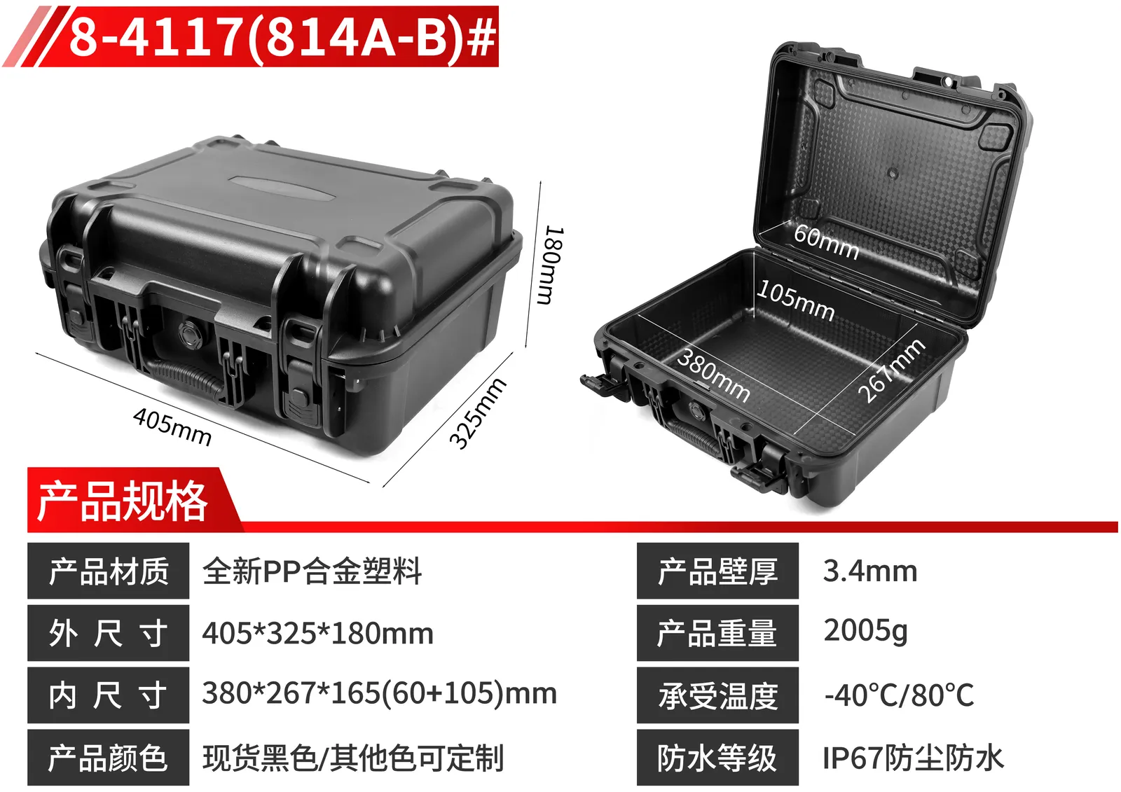 WL8-4117 PP Gun Case