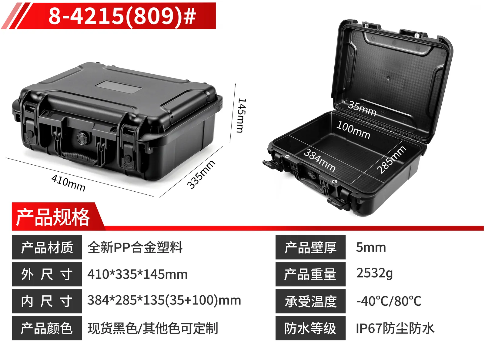 WL8-4215 PP Gun Case